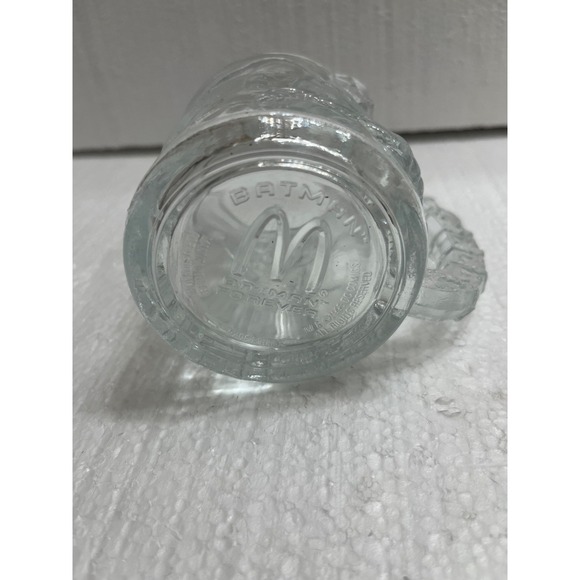 Batman Forever Clear Glass Mug Collectible Movie Memorabilia Drinkware‎ - Picture 3 of 3